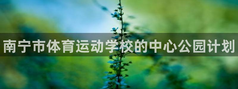 三亿体育网页版：南宁市体育运动学校的中心公园计划